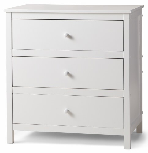 Everyday Living 3 Drawer Chest - White Perspective: front