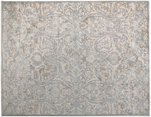 Modavari Home Fashions Luna Area Rug - Stone Perspective: front
