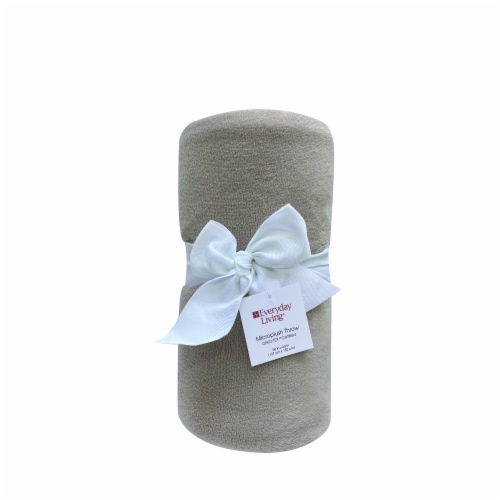 Everyday Living Microplush Throw - Tan Perspective: front