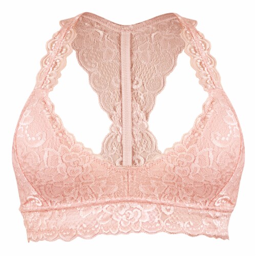 Non Removable Straps Lace Bralette –