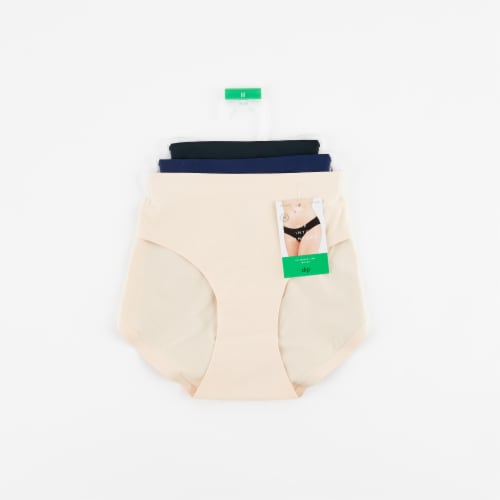 Dip Invisible Line Women's Large Bikini Underwear Pack - Assorted Perspective: front
