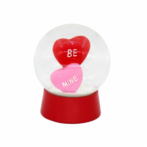 Holiday Home Be Mine Red Waterglobe Perspective: front