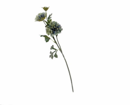 HD Designs Dahlia Spray Decor - Blue Perspective: front
