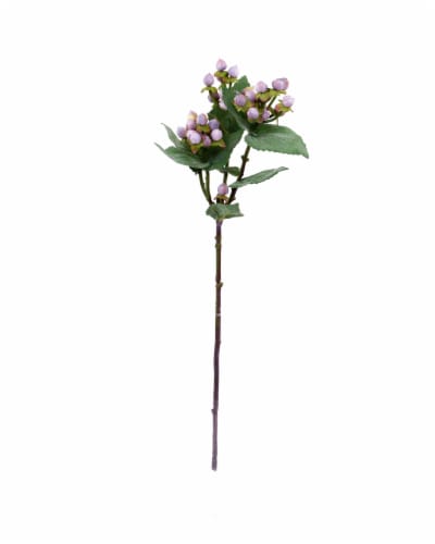 Silkcraft Artificial Autumn Berry Stem Pur Perspective: front