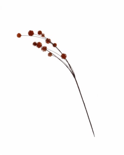 HD Designs Artificial Autumn Pom Pom - Orange Perspective: front