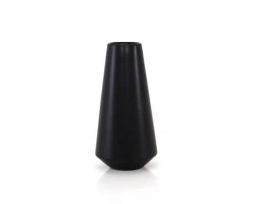 HD Designs Volcano Vase Decor - Black Perspective: front