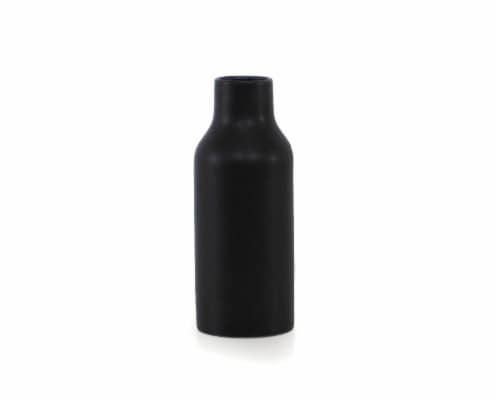 HD Designs Matte Mod Vase Decor - Black Perspective: front