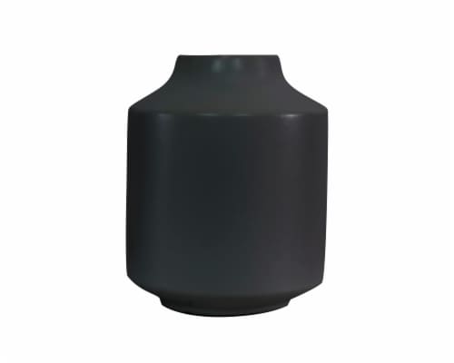 HD Designs Beveled Vase Decor - Black Perspective: front