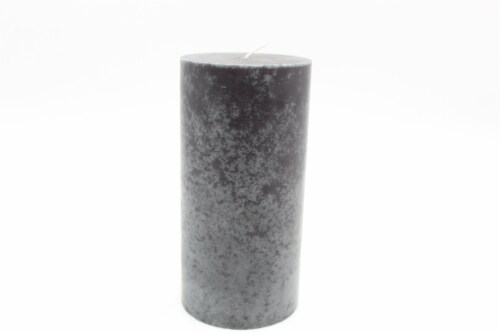 HD Designs Mottled Texture Pillar Candle Perspective: front