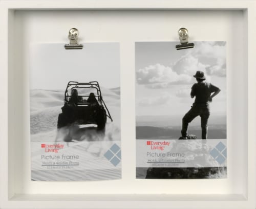 Everyday Living® Wood Clip Frame - White Perspective: front
