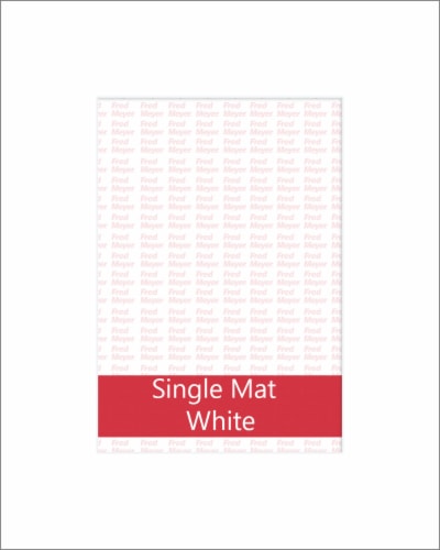 Fred Meyer 11x14 Single White Mat Perspective: front