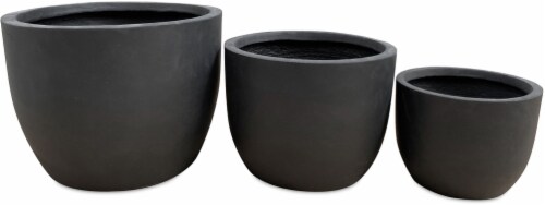 The Joy of Gardening Planter - Black Perspective: front