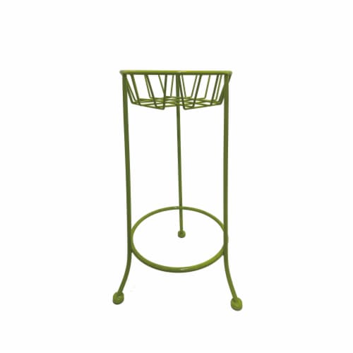 The Joy of Gardening Nested Plant Stand - Green Perspective: front