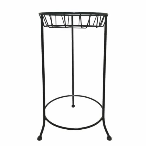 The Joy of Gardening Large Blooms Nested Plant Stand - Black Perspective: front
