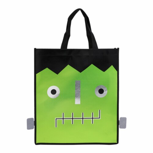 Holiday Home Felt Frankenstein Treat Bag Perspective: front