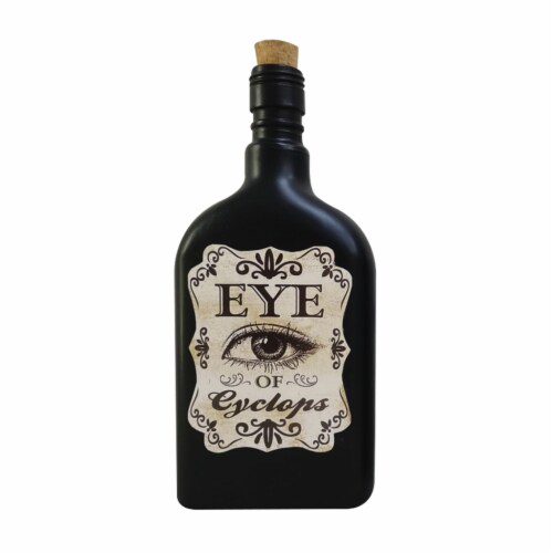 Holiday Home Eye of Cyclops Glass Bottle Perspective: front