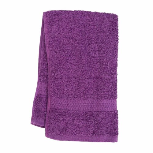 Everyday Living® Purple Magic Hand Towel Perspective: front