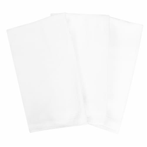 Everyday Living® Flour Sack Towels - White Perspective: front