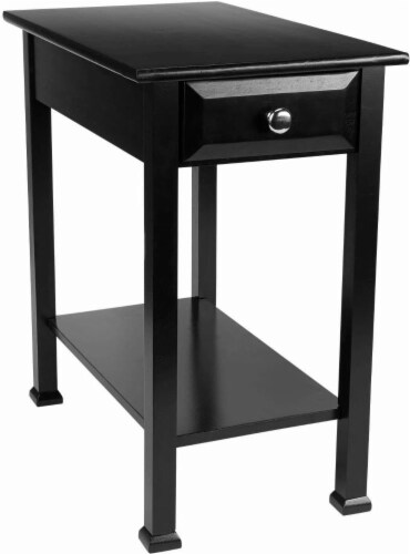 Everyday Living Stewart Recliner Table - Black Perspective: front