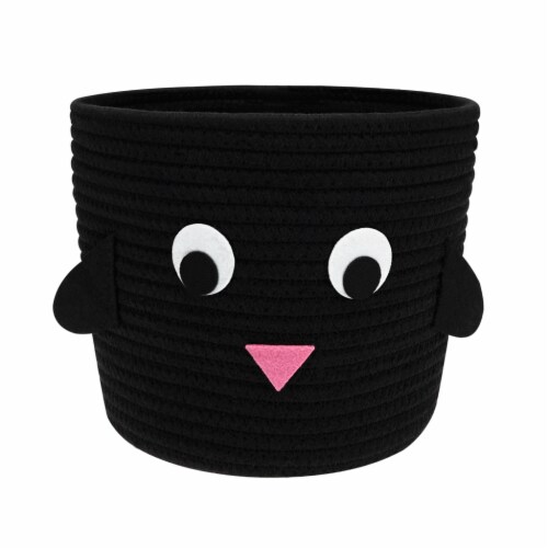 HD Designs Penguin Rope Bucket Perspective: front