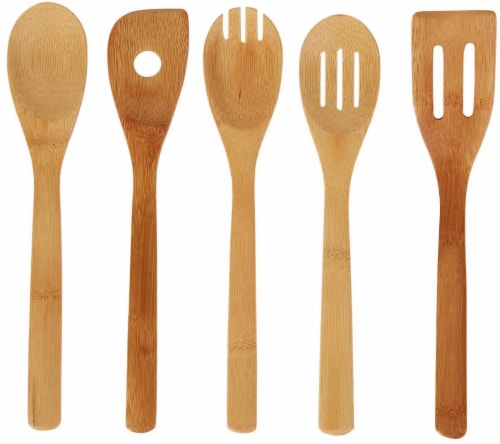 Everyday Living Bamboo Kitchen Utensils Perspective: front
