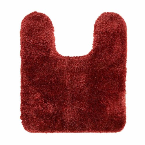 HD Designs Contour Bath Rug - Rosewood Perspective: front