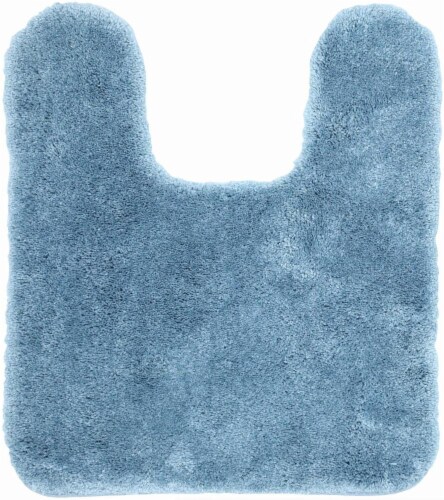 Performance Quick Dry Contour Bath Rug - Tourmaline Perspective: front