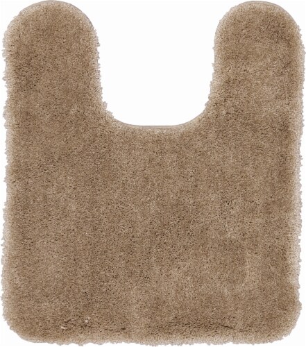 Performance Quick Dry Contour Bath Rug - Oxford Tan Perspective: front