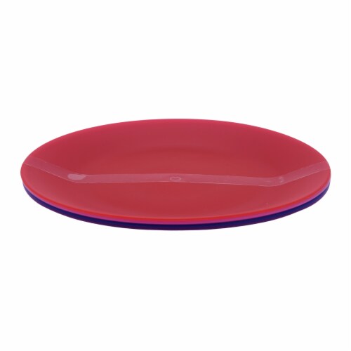 HD Designs Outdoors Round Dinner Plates - 4 pk Perspective: front