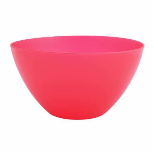 HD Designs Outdoors Round Serve Bowl - Red Perspective: front