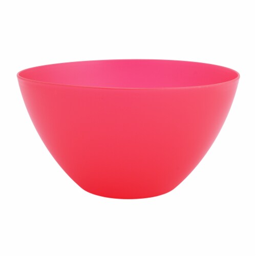 HD Designs Outdoors Round Serve Bowl - Red Perspective: front