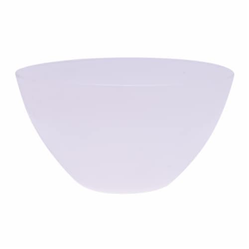 HD Designs Outdoors Round Serve Bowl - Clear Perspective: front
