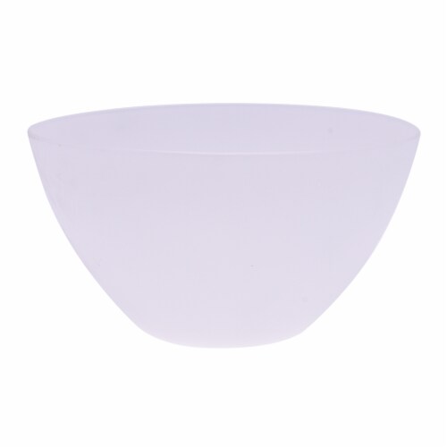 HD Designs Outdoors Round Serve Bowl - Clear Perspective: front