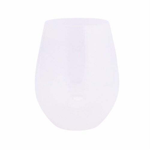 HD Designs Outdoors® Stemless Wine Cup - Clear Perspective: front