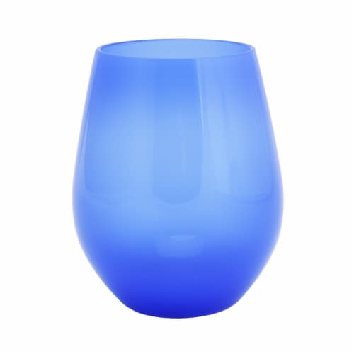 HD Designs Outdoors® Stemless Wine Cup - Blue Perspective: front