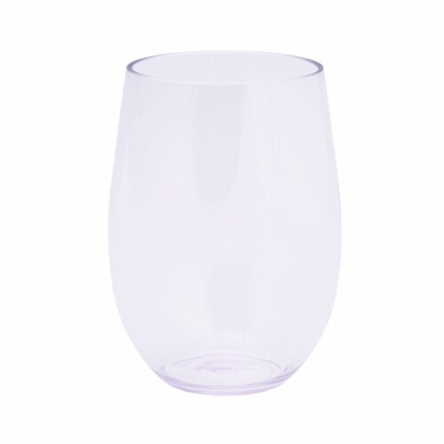 HD Designs Outdoors® Wine Glass - Clear Perspective: front