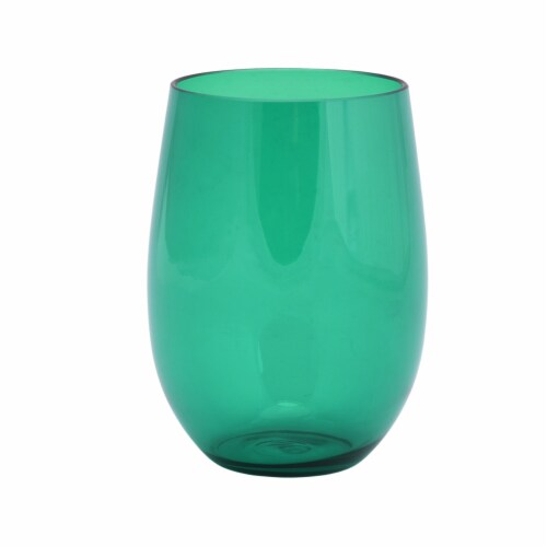 HD Designs Outdoors® Stemless Wine Cup - Green Perspective: front