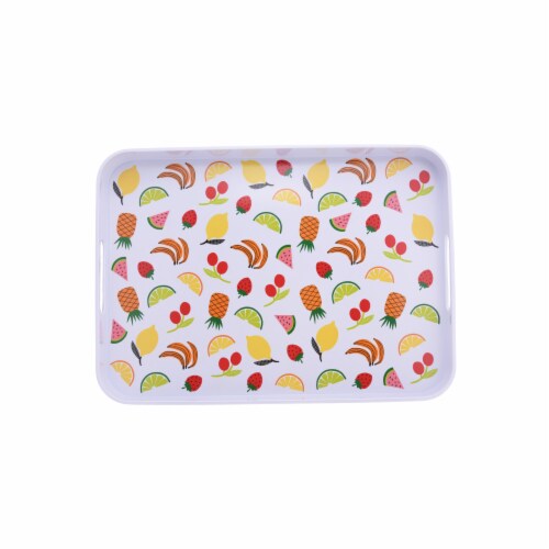 HD Designs Outdoors Rectangle Serve Tray with Handles Perspective: front
