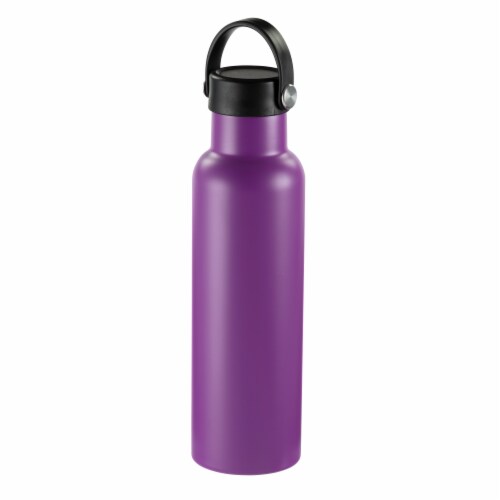 HD Designs Double Wall Vacuum Stainless Steel Purple Water Bottle - 20 oz,  1 ct / 20 oz - Kroger