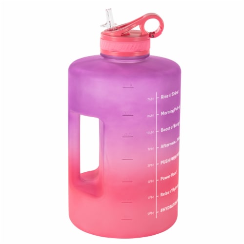 HD Designs Outdoors Gallon-A-Day Water Jug - Purple/Pink Perspective: front
