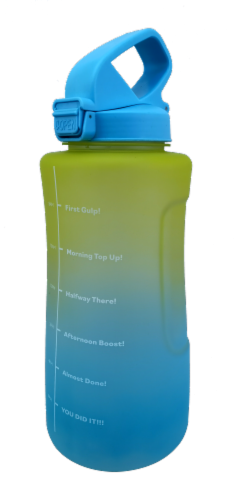 HD Designs Outdoors® Ombre Large Water Jug - Green / Blue Perspective: front