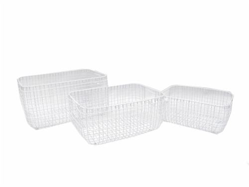 HD Designs Medium Rectangular Wire Basket Perspective: front