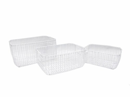 HD Designs Small Rectangular Wire Basket Perspective: front