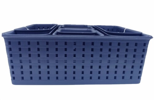 Everyday Living Blue Basket Set Perspective: front