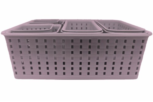 Everyday Living Purple Basket Set Perspective: front