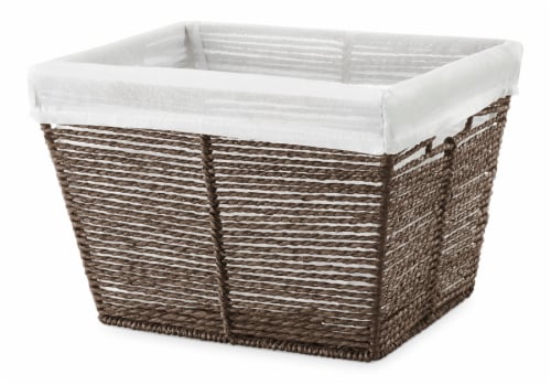 Everyday Living Twisted Paper Small Tote - Espresso Perspective: front