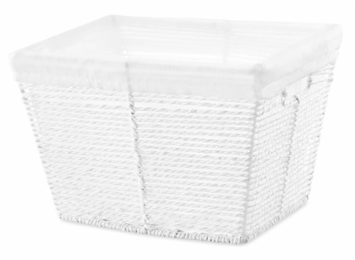Everyday Living Twisted Paper Small Tote - White Perspective: front