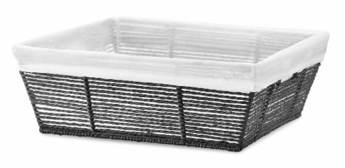Everyday Living Twisted Paper Shelf Storage Tote Perspective: front