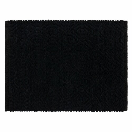 Mohawk Home Impressions Jet Black Bath Rug Perspective: front