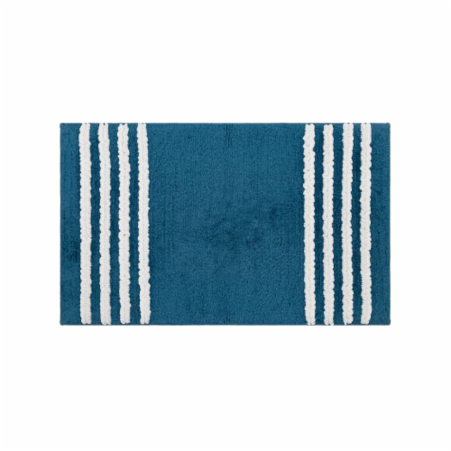 Dip Reverie Bath Rug - Stellar/White Perspective: front